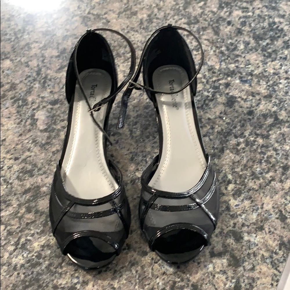Black heels.
